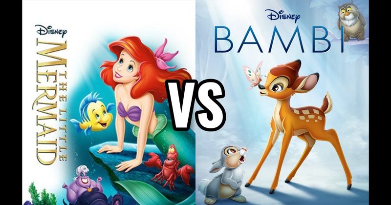 Bambi vs. The Little Mermaid