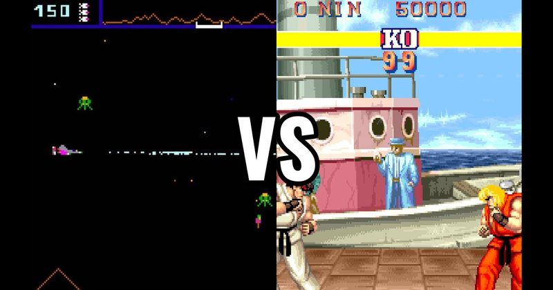 Defender vs. Street Fighter II