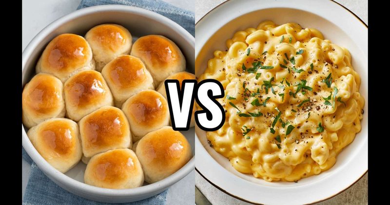 Dinner Rolls or Biscuits vs. Macaroni and Cheese