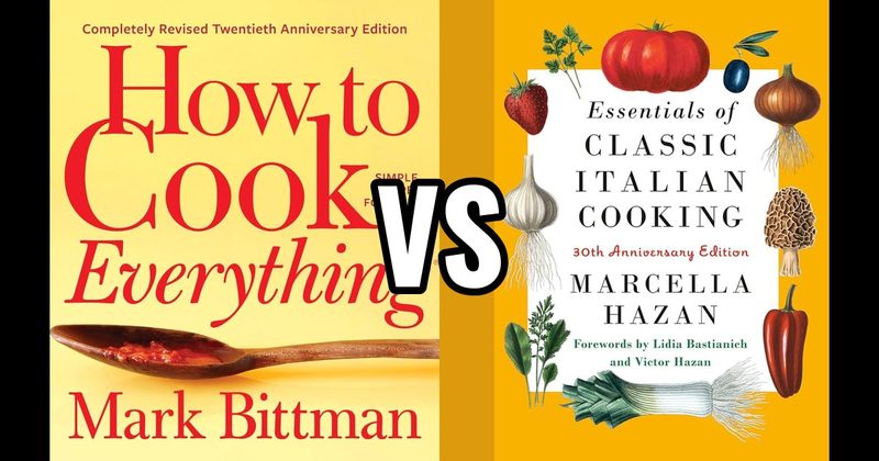 Essentials of Classic Italian Cooking vs. How to Cook Everything