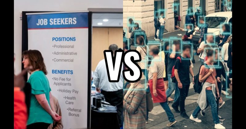 Job displacement vs. Privacy invasion