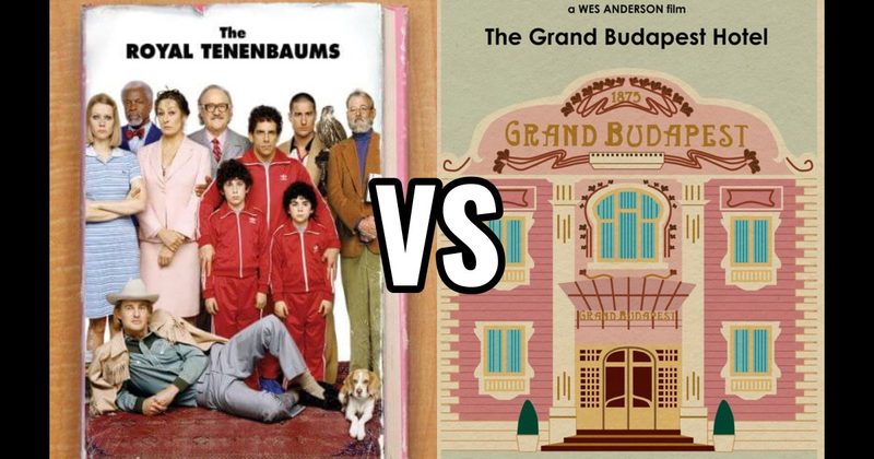 The Grand Budapest Hotel vs. The Royal Tenenbaums